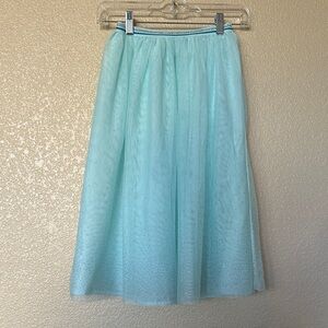 Cat & Jack Sky Blue A-Line Skirt with sparkles